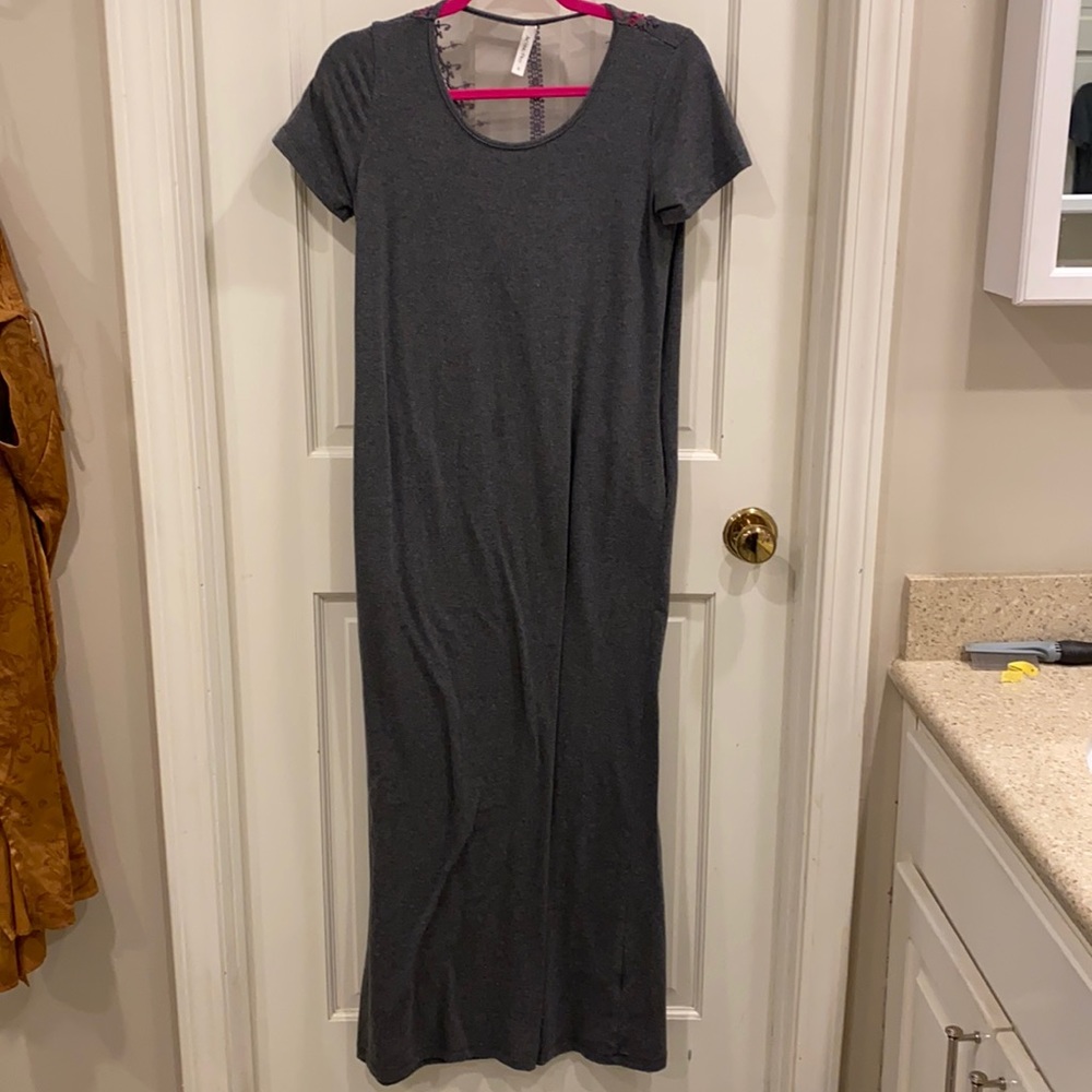 Long Gray Dress
